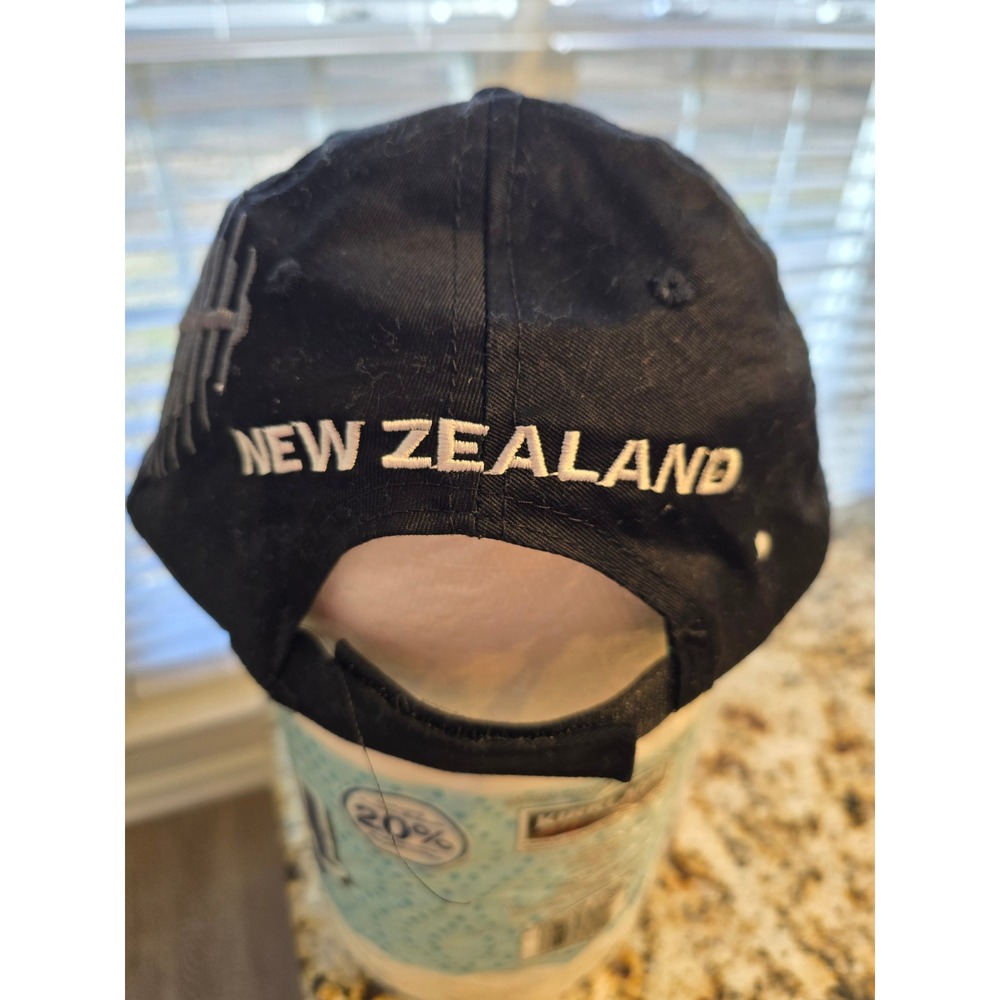 Rugby World Cup 2011 New Zealand Hat Black Embroidered All Blacks Rugby Original - Picture 3 of 5